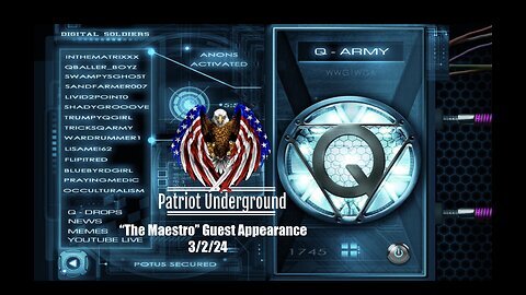 Patriot Underground - Guest Appearance on "The Maestro" p2