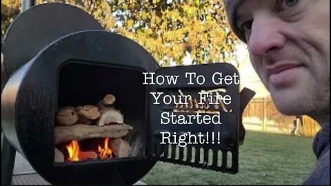 Getting the Fire Started, Getting the Firebox Lit! How to Build a Fire in an Offset Smoker.