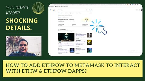 How To Add ETHPOW To Metamask To Interact With ETHW & ETHPOW Dapps?