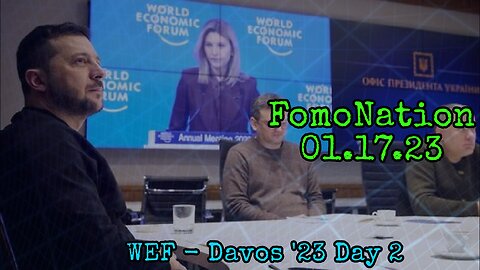 FomoNation LIVE - WEF Davos Day2 John Kerry in Other People's Money | Greta Gets Arrested