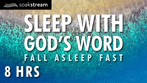 SOAK IN GOD'S PROMISES BY THE OCEAN | SLEEP WITH GOD'S WORD | 100+ Bible Verses For Sleep