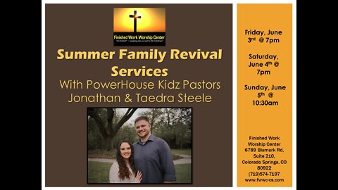 Sunday 10:30am Worship - 6/5/22 - Jonathan Steele - "Will You Tarry?"