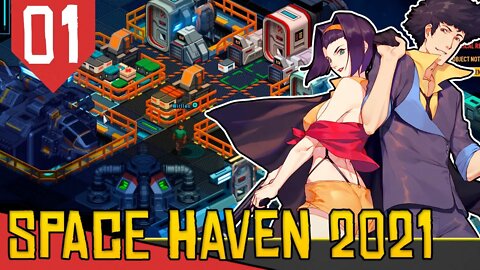 CONSTRUINDO E GERENCIANDO uma Nave Espacial! - Space Haven #01 [Série Gameplay Português PT-BR]