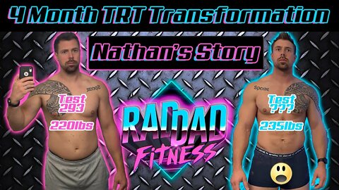 TRT Transformation - Nathan's Story | Down 15lbs!!! | Huge Muscle Gain!!! | Rad Dad Fitness