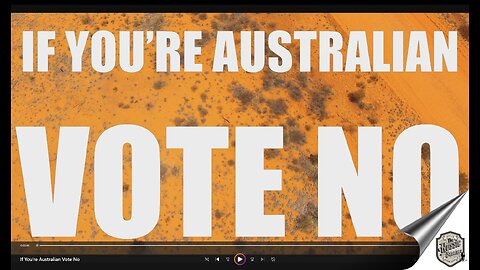 "If You're Australian, Vote No" The Aussie Senators