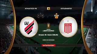 Libertadores 2022 - Atletico PR x Estudiantes | Quartas de finais (Ida) | FIFA 22 SIMULAÇÃO