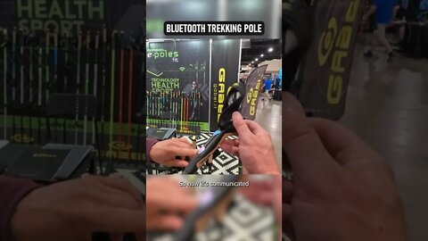 Bluetooth Trekking Pole | Gabel | Outdoor Retailer 2022 #shorts