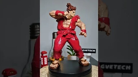 Akuma Street Fighter 3D Print #shorts #akuma #streetfighter #streetfighterv