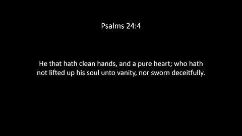 Psalms Chapter 24