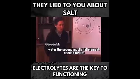 They lied to you about salt ￼