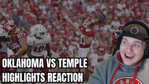 Temple Owls vs. Oklahoma Sooners | Full Game Highlights REACTION