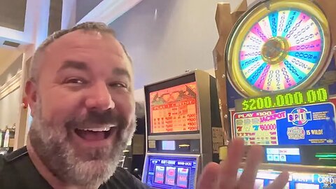 Seems Dangerous! $100 Denom High Limit Wheel Of Fortune - Let's Do It!!!