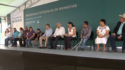 Programas Integrales de Bienestar', desde Sabinas, Coahuila.