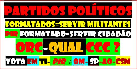 250822- PIR partido em formação Ñ DÊ EXPLICAÇÕES EXCESSIVAS amigos q Ñ conheço-ifc-pir-2DQNPFNOA