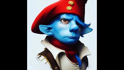 Meet Napoleon Smurf in Paris