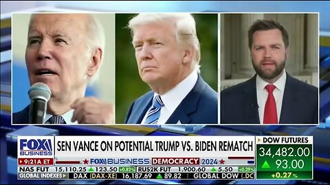 Sen JD Vance: Sham Trump Indictment Is About Distracting From Biden Crime Family