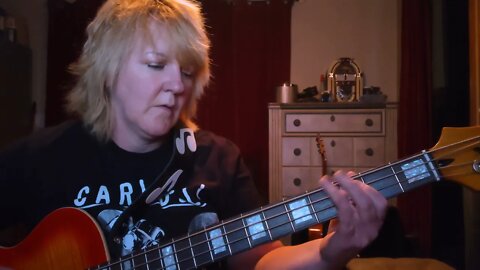 I've Been Lonely Too Long- The Young Rascals bass cover by Cari Dell- Musicvox Spaceranger Bass