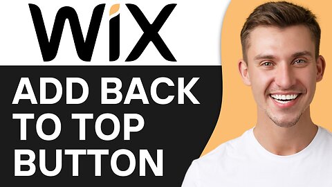 HOW TO ADD BACK TO TOP BUTTON ON WIX WEBSITE