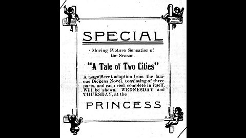 A Tale Of Two Cities (1911 Film) -- Directed By Charles Kent & William J. Humphrey -- Full Movie