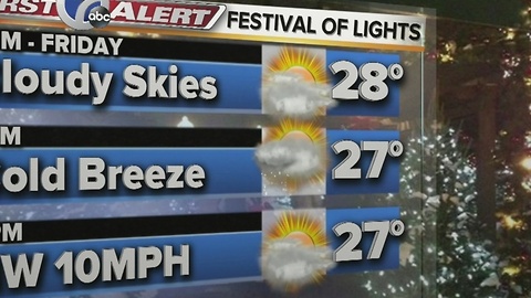 7 First Alert Festival of Lights Forecast December 8th 2016