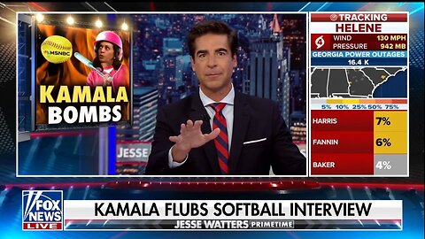 Watters: Kamala Bombed