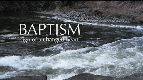 Spiritual Salvation - Baptism Sign of Change