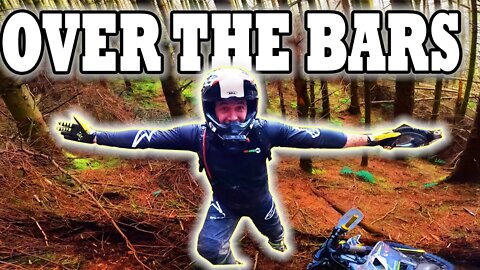 Over the bars Enduro | Its Just Too Steep !