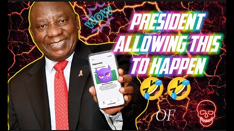 🤣PRESIDENT OF SOUTH AFRICA IN TROUBLE🤣