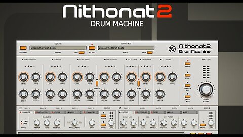 Nithonat 2 by D16 - 606 Drum Machine Plugin // Presets Walkthrough Full