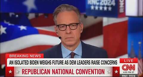 “Unaware of his grim fate.” CNN's Jake Tapper gets morbid talking about Biden