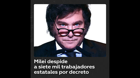 Ajuste en Argentina: Milei despide por decreto a 7.000 trabajadores estatales