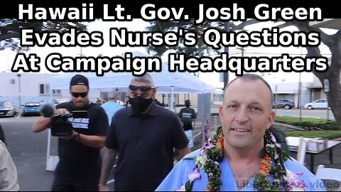 Josh Green Hawaii Governor Candidate Questioned by Nurse Kimberly Kopetseg