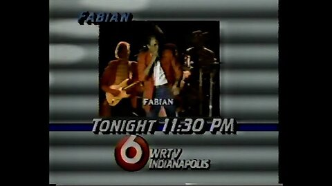 December 21, 1985 - WRTV Bumper for Fabian's 'Good Time Rock & Roll'