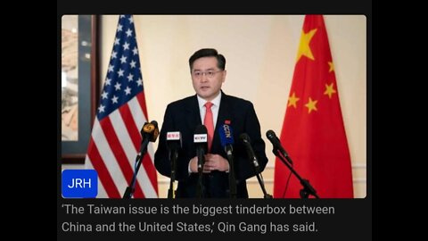 Chinese ambassador "Qin Gang" says "America is playing with fire"