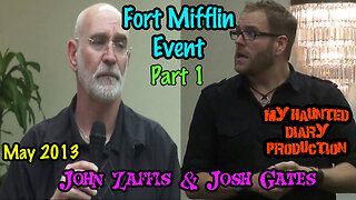 Fort Mifflin Event P1 Meet & Greet Lectures John Zaffis Josh Gates