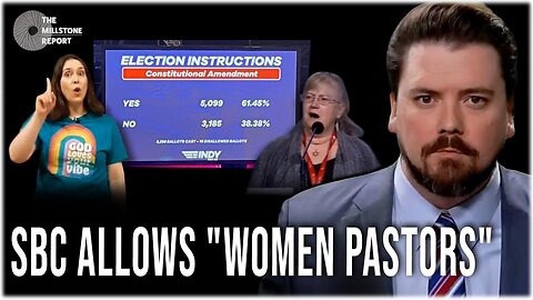 Millstone Report w Paul Harrell: Southern Baptists FAIL To Ban "Women Pastors", Feminists WIN!