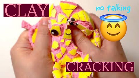 ASMR Clay Cracking (no talking)