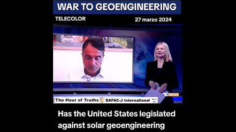 TELECOLOR - GEOENGINEERING: "Ten states legisled against solar GEOENGINEERING"