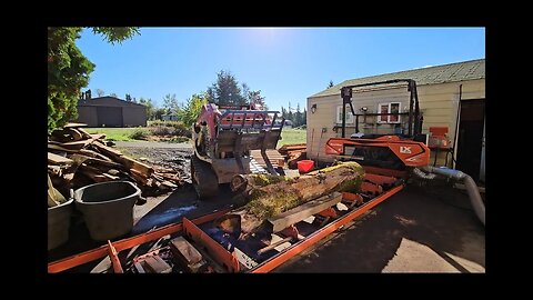 Oregon White Oak Milled into Dimensional Lumber