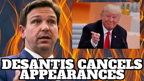 Is Ron Desantis Getting Out? | He cancels CNN & Meet the Press Appearances