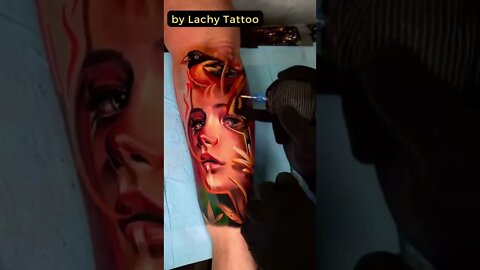 Stunning Work By Lachy Tattoo #shorts #tattoos #inked #youtubeshorts