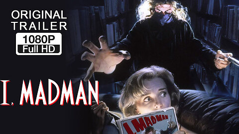 🍿 I, Madman - (1989) ORIGINAL TRAILER - 1080p 🍿