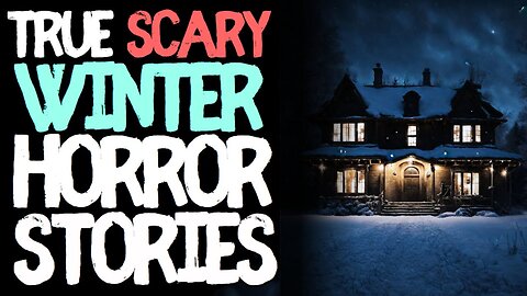 90 mins of True Winter Scary Horror Stories for Sleep | Black Screen with Ambient Rain Sounds