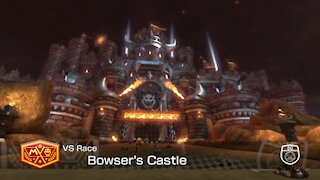 Mario Kart 8 Deluxe - 50cc (Hard CPU) - Bowser's Castle