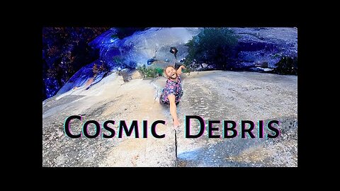 Hard climbing in Yosemite valley. Cosmic Debris 5.13b Trad