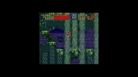 Gigaleak log - Falling through the floor (Super Castlevania IV Prototype) #shorts edit