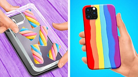 Cool And Easy DIY Phone Cases Ideas 🌈😍 Rainbow Crafts You Can Make At Home