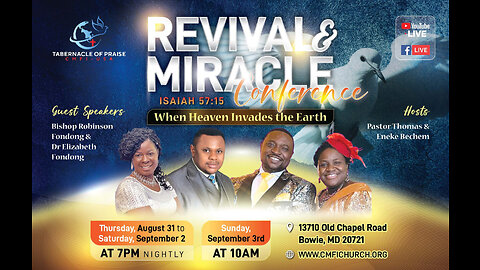 SESSION 3 | REVIVAL & MIRACLE CONFRENCE| 09/02/2023 | CMFI TOP