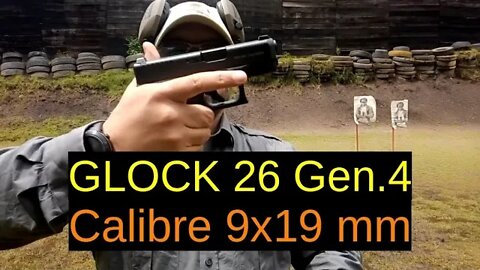 Glock 26 Gen.4 -Calibre 9x19 mm