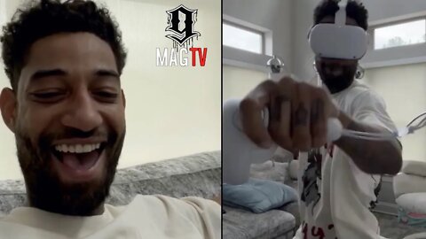 PNB Rock Smashes IG Followers Playing Oculus Meta Quest 2! 🥊